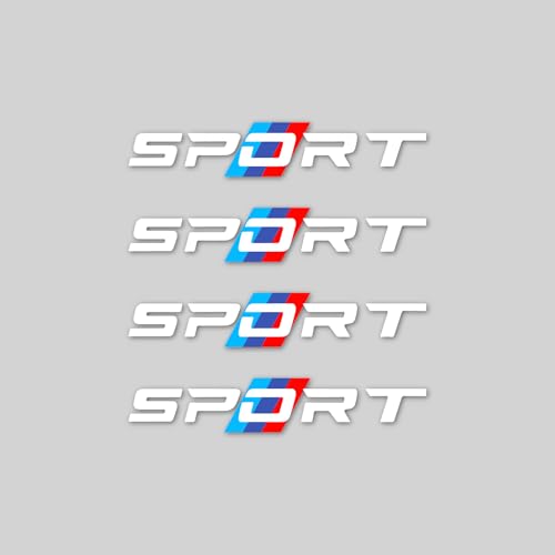 4 PCs Sport Wiper Stickers for Car | Car Rear Windshield Wiper Sticker for All Cars Exterior Graphics Decor Decal (Color Sport)|B0FKN47GZ5