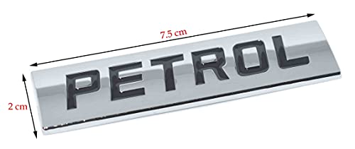 Incognito Petrol Sticker For Car Fuel Tank, Metal (Silver), Self Adhesive|B0946PCZMP