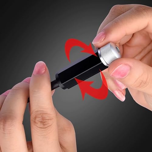 GLUN® Interior Car & Room Roof Star Laser, LED Starry Laser Atmosphere Ambient Projector Light USB Port, Night Home Decoration Galaxy Light Pack of 1|B0F298BFV3