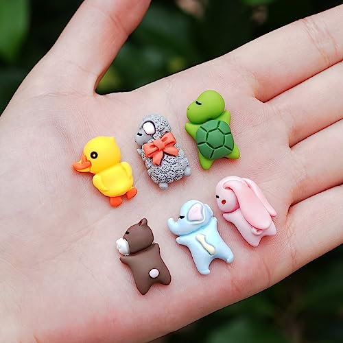 wolpin Polyvinyl Chloride 6 Pcs Cute Mini Cartoon Car Decor For Car Fantasy Dashboard Interior Decoration Accessories Decorative Showpiece For Bike,Scooty,Mirror|B0CBZ5M59K