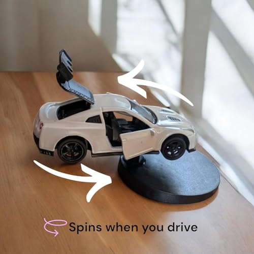OOTOROCar Dashboard Decoration Movable Spinning Ornament – Rotating PVC Showpiece for Car Interior Styling, Tabletop Decor & Unique Gift Item for All Ages (Spinning Car)|B0FRXST7F6