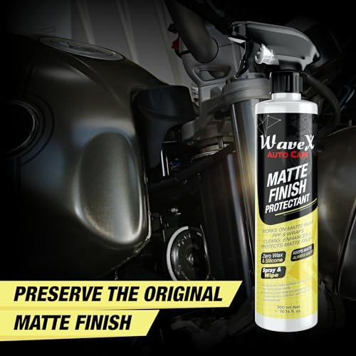 Wavex Matte Finish Protectant Bike Polish 300ml | Bike Polish Clean, Protect & Maintain Showroom Finish of Matte Bikes & Cars|B079JN45DL