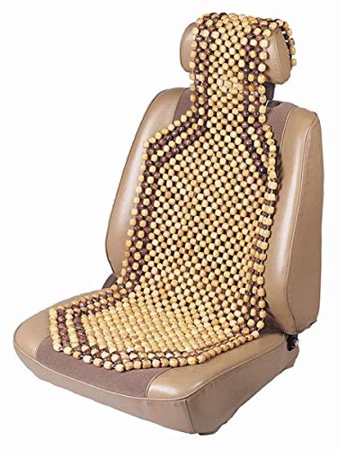 Auto Addict Car Seat Wooden Bead Seat Covers for All Cars|B08624ZSSV