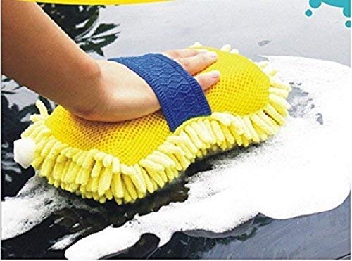 Car Washing Sponge Brush Combo | Microfiber Car Wash & Dry Cleaning Accessories | Perfect for Car, Bike, Kitchen Cleaning Tool | Soft Smooth Scratch Free Duster|B0F6VGDBSG