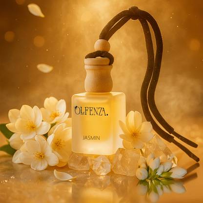 OLFENZA JASMIN Diffuser Car Freshener Hanging Perfumes Long Lasting Fragrance