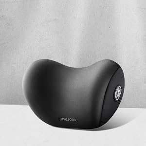 Car Neck Pillow Neck Supporter Adjustable Strap & Removable Breathable Cover Memory Foam Pillow Cervical Support for Car & Office Head Rest Cushion Neck Pain Relief for Long Drive, Black|B0FF9QBSCG