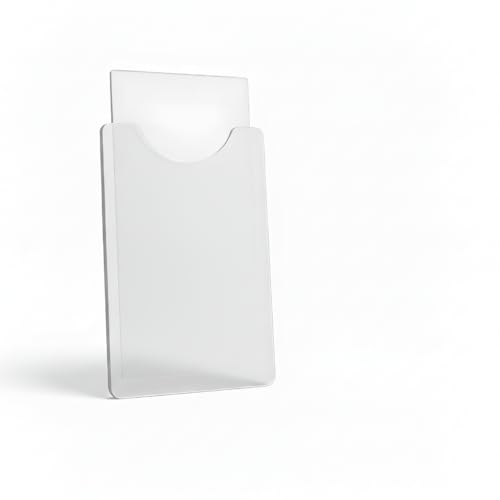 AutokraftZ Car Windshield Card Holder with Microfiber – Transparent Cover for Toll Parking |Access Cards – Strong Adhesive Sticker Mount Easy Insert | Remove Durable Anti-Slip Design for All Vehicles|B09JMBSLC5