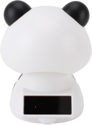 Oblivion Cute Panda for Car Dashboard 1Pc – Solar-Powered Moving Head Miniature Bobblehead for Cars, Creative Solar Ornament, Lucky Panda Figure, Cartoon Interior Accessory, Desk Decor Showpiece|B0DNFLJ5DT
