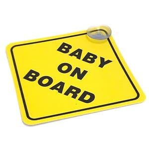 Baby on Board Yellow 006|B071G8MMZ6