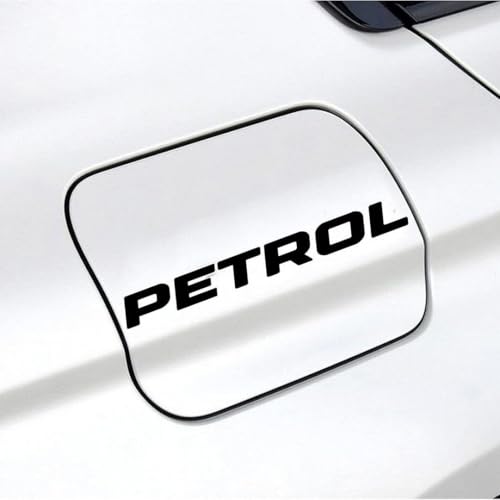 CVANU 1pcs Petrol Self-Adhesive Vinyl Sticker for Vehicle's Fuel Tank Black (12cmX2cm)_202308-P27|B0CGD9KYHS