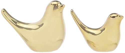 Golden Blessing Birds Pack of 2 Showpiece for Office Desk, Living Room, Decoration Gift Items, Cabinet, Decorative Showpiece for Home Decor and Car Dashboard|B0F2TNYXSS