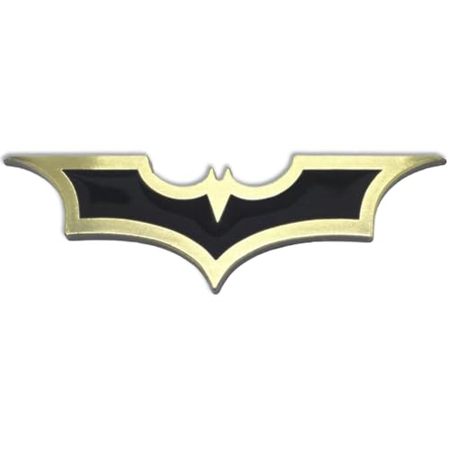 Involve DC Batman Emblem 3D Metal Car Badge- Stylish Logo for Cars & Bikes | Emblems | Trunk Rear Fender | Emblem compataibe with Tailgate | Side Sticker Badge | Car Decals|B0FJMG6XZK