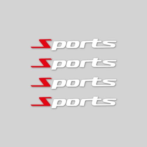 4 PCs Sport Wiper Stickers for Car | Car Rear Windshield Wiper Sticker for All Cars Exterior Graphics Decor Decal (Sports)|B0FKN367W6