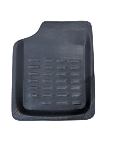 Polyethylene 4D Bucket Car Floor Foot Mats for Maruti Suzuki Baleno, Polyutherine Material, Color: Black, Waterproof, Complete Set of 3 Pieces|B0F26S6GC8