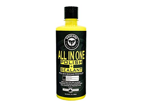 Foxcare All in One Polish + Sealant, Multipurpose Car & Bike Polish Also Suitable for Dashboard, Restores Faded Plastic & Fibre - 500ml|B08H5YKB9H