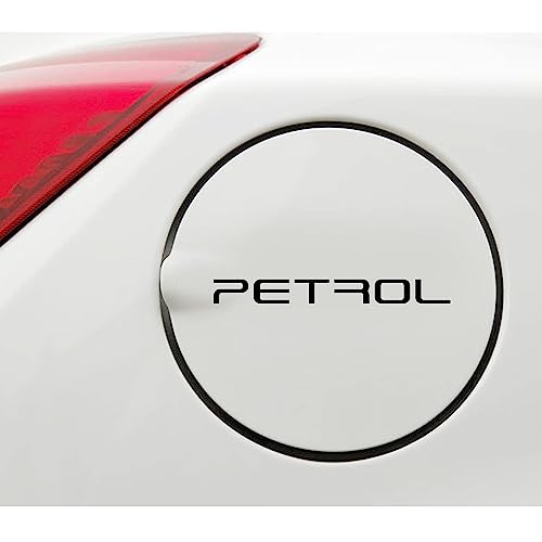 Petrol Sticker for Car Fuel Tank, Branded self Adhesive Vinyl Sticker(12cm X 2cm) Black1|B0CKHGD2V7