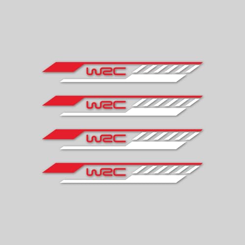 Wiper Stickers for Car | Car Rear Windshield Wiper Sticker Compatible for WRC All Cars Exterior Graphics Decor Decal - 4 PCs|B0FKHD1T32