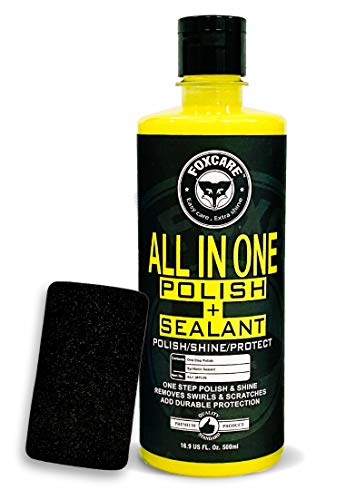 Foxcare All in One Polish + Sealant, Multipurpose Car & Bike Polish Also Suitable for Dashboard, Restores Faded Plastic & Fibre - 500ml|B08H5YKB9H