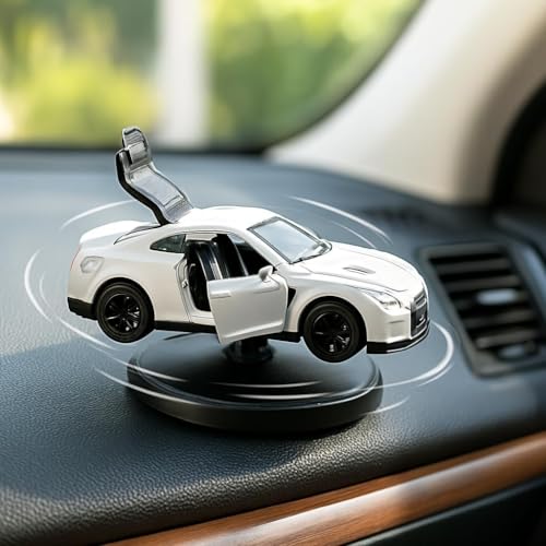 OOTOROCar Dashboard Decoration Movable Spinning Ornament – Rotating PVC Showpiece for Car Interior Styling, Tabletop Decor & Unique Gift Item for All Ages (Spinning Car)|B0FRXST7F6