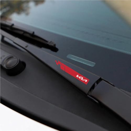 Wiper Stickers for Car | 4 PCs Car Rear Windshield Wiper Sticker Compatible for Kia All Cars Exterior Graphics Decor Decal|B0FKH9M9SH