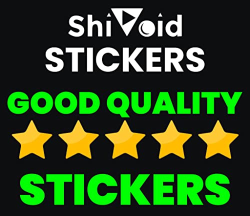 Shivoid Pack of 2 Lord Ram Hindi Text Printed Sticker for Car, Bike, Laptop|B0C4JQX3T7