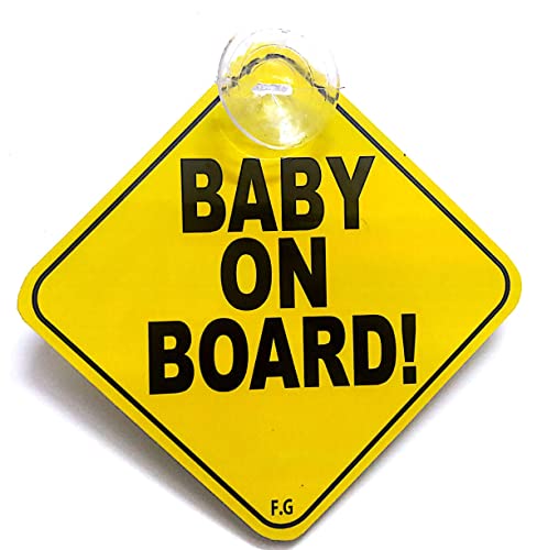 Baby on Board Yellow 006|B071G8MMZ6