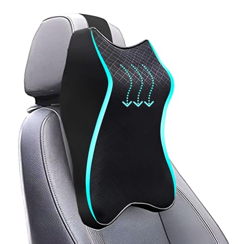 Car Seat Headrest Neck Rest Cushion, Car Neck Pillow Durable 100% Pure Memory Foam Neck Pillow with Breathable Removable Cover Washable Comfortable Ergonomic & Neck Pain Relief|B0DCW6589Y