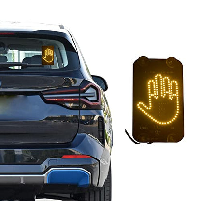 LED Middle Finger Sign for Car, Truck, Thank You Lights, Thumb Up Down Light, Cool Car Interior Light to Express Yourself, Cool Funny Car Accessories Gadgets|B0BG7L1MF1
