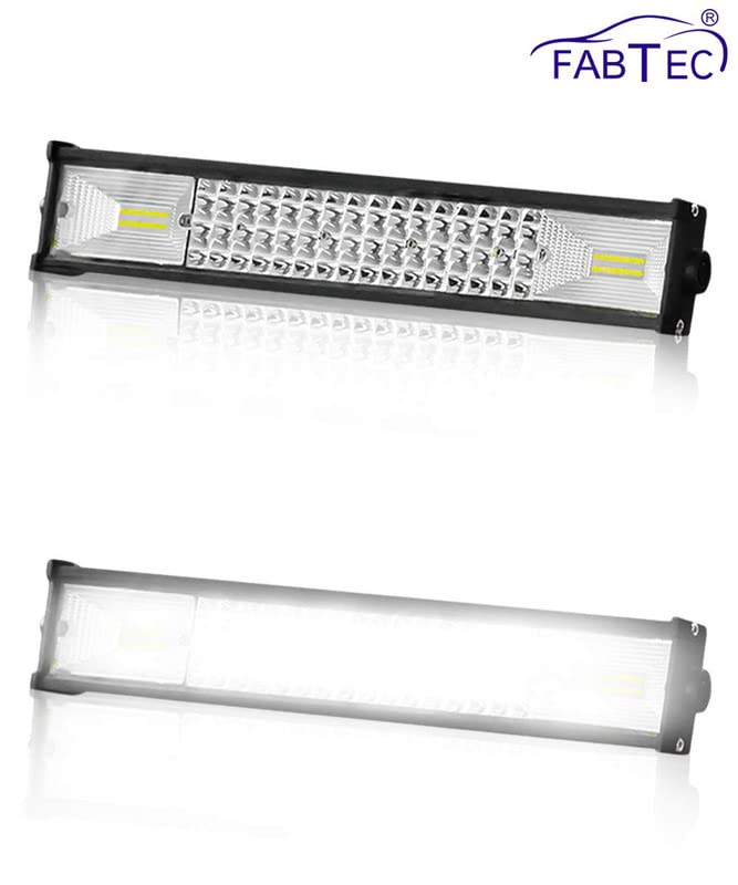 FABTEC Car LED Focus High Power LED Bar Light Spot + Flood Beam CREE LED Fog Light Beam Light Off-Roading for All Cars Bar light [96 LED 21 INCH]|B085NLB4CT