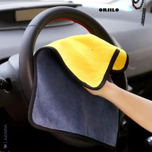 ORJILO 5 PCS Microfiber Car Duster Kit Interior & Exterior Car Cleaning Detailing Tool Scratch & Lint Free, Pollen Removing Extendable Long Handle Duster for Car & Motorcycle car (Car Duster Kit)|B0FFZ9QMGD