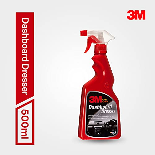 3M Car Dashboard Dresser (500 ml) | Restores Gloss and Shine on Dashboard and Other Plastic Parts | Protection from UV Rays and Fading|B00MINEUEO