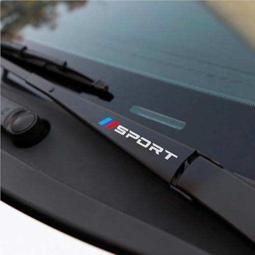 4 PCs Sport Wiper Stickers for Car | Car Rear Windshield Wiper Sticker for All Cars Exterior Graphics Decor Decal (Sport)|B0FKN4QPMR