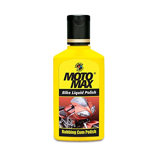 Motomax Bike Liquid Polish 50 ml |Removes tough stains, High Gloss & Shine on painted metal and plastic surfaces | Comes with a sponge for easy application on bike, motorbikes motorcycle|B071L4BWW5