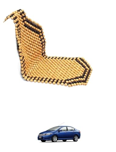 Auto Addict Car Seat Wooden Bead Seat Covers for All Cars|B08624ZSSV