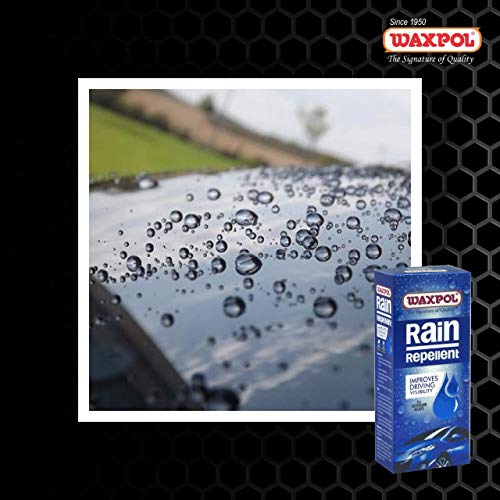 Waxpol Rain Repellent 45 ML (with Applicator & Special Cloth for Glass)|B0841NPWBM
