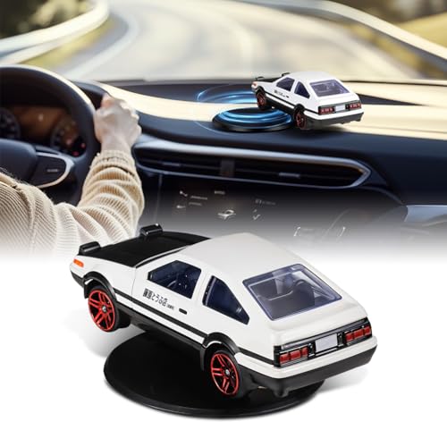 Mini Car Model Drifting AE86 Car Model with Self Adhesive Base,2.95inches Alloy AE86 Initial D Dashboard Decor Charm Desk Decor Room|B0F5LS2GWW
