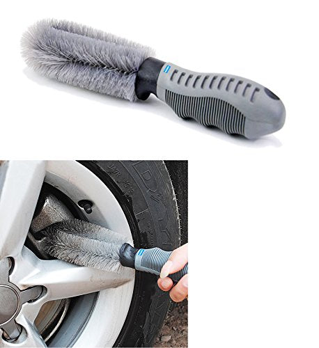 NIKAVI Car Wheel Rim Brush Hub Clean Wash Useful Brush Car Truck Motorcycle Bike Washing Cleaning Tool|B01MQMT08B