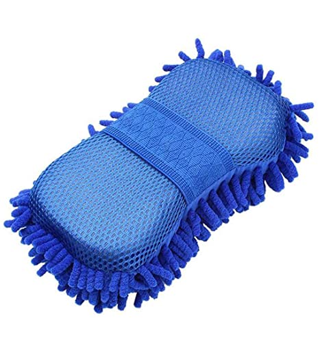 Car Washing Sponge Brush Combo | Microfiber Car Wash & Dry Cleaning Accessories | Perfect for Car, Bike, Kitchen Cleaning Tool | Soft Smooth Scratch Free Duster|B0F6VGDBSG