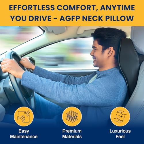 Car Seat Headrest Neck Rest Cushion, Car Neck Pillow Durable 100% Pure Memory Foam Neck Pillow with Breathable Removable Cover Washable Comfortable Ergonomic & Neck Pain Relief|B0DCW6589Y